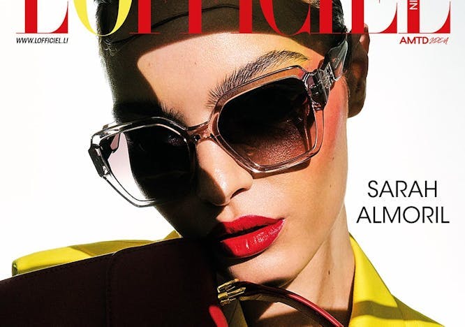 accessories sunglasses publication glasses person skin tattoo magazine face head